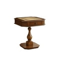 thumbnail image 4 of Dual-Side Chess Board Game Table with Storage Drawers & Flip-Top Game Tray - 3-in-1 Chess, Checkers & Backgammon Table  Cherry Finish Wooden Game Table for Adults (Chess Pieces Not Included), 4 of 6