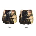 thumbnail image 3 of Salouo Adorable Kitten On Mini Train Print Women's 2 in 1 Running Shorts Double-Layer Shorts Athletic Workout Gym Yoga Shorts Running Shorts for Women-Medium, 3 of 7