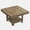 Pear Wood Original, variant on Panapinka Square Dining Table Kitchen Table with 2-Tier Storage Space, Heavy Duty Dinner Table with Triangle Enclosed Legs 350Lbs, Waterproof Dining Room Table for Home Restaurant