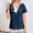 Dark Blue, variant on Mastectomy Shirts with Drain Pockets Tear Away Side Shoulder Surgery Tops for Women 2026 Chemo Shirts for Port Access Blue XL
