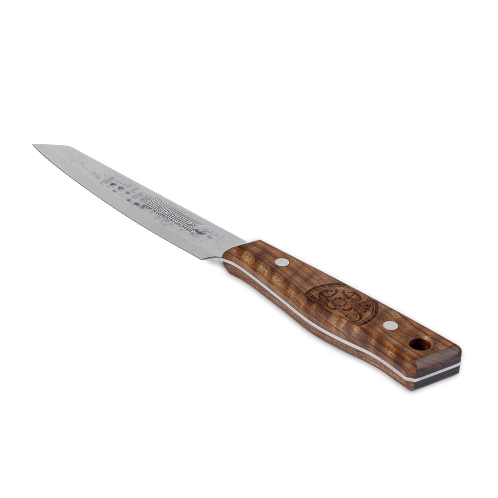 Petromax Hand Sharpened Utility Knife, All-Purpose Stainless Steel with Hardwood Handle for Home, Camping, and Indoor or Outdoor Adventure Knives
