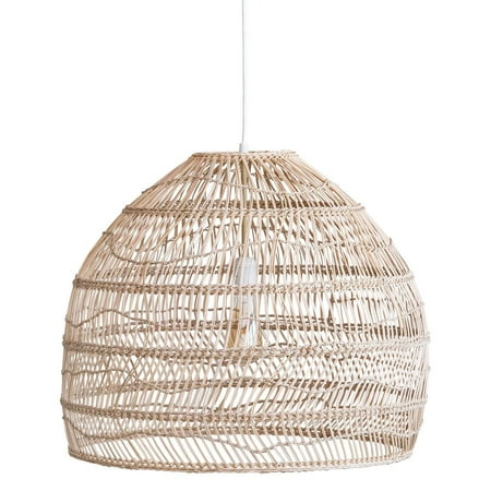 

Sprinkle & Bloom Wicker and Metal Pendant Light