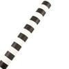 JAM Paper Design Wrapping Paper, 27.5 Sq Ft, Matte Black & White Stripe, Matte Wrapping Paper Roll, Sold Individually