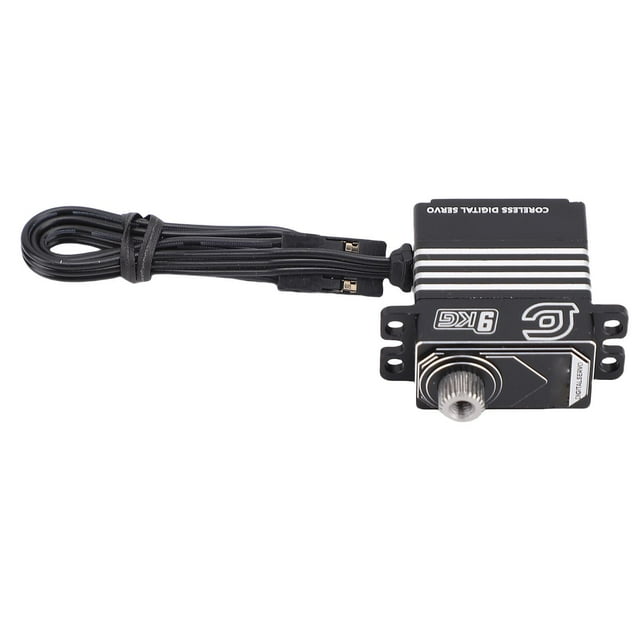 9KG RC Digital Micro Servo, High Sensitivity IP66 Metal Servo for SCX10 III 1/18 RC Crawler with Arm Replacement