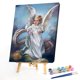 thumbnail image 1 of Lienzo pintado pintura al óleo por números bebé niña ángeles DIY moderno dormitorio pared arte Likrtyny decoración de arte, 1 of 9