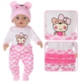 thumbnail image 6 of Uutvery 18 Inch Doll Clothes Set, Soft Elastic Fabric Easy Dress Up Outfit for Doll, Christmas Holiday Party Wear Gift, 6 of 7