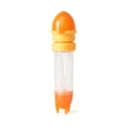 thumbnail image 2 of Portable Water Bottle Adapter with Straw Lid, 2 in 1 Reusable Bottle Converter for Travel, Food-Grade Plastic, Blue/Orange, 1 Pack, 2 of 6