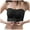 Black, variant on Strapless Pushup Bras Front Buckle Lift Bra for Women Plus Size Wireless Non-Slip Invisible Front Hook Underwear Bra (Black, XXL)