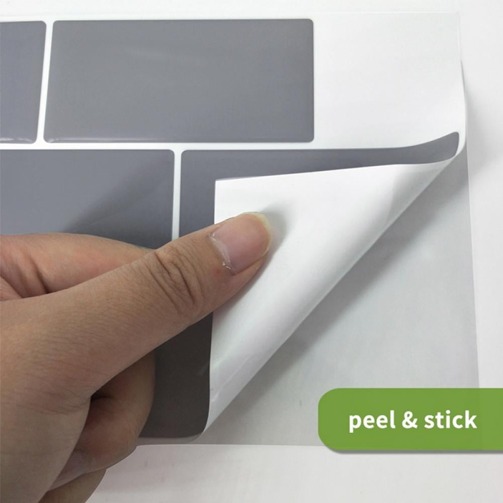 5 Sheet Peel and Stick Subway Tile Backsplash,Kitchen Backsplash Peel and Stick Tiles 3D Wall Panels