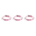 thumbnail image 4 of Qarigey Gargantilla de corazón, accesorio para mujer, collares Punk, collar colorido multicolor, ropa para el cuello, suministros para niñas, Rosa 3piezas Qarigey CBP038299, 4 of 6