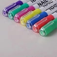 thumbnail image 4 of 12Pcs Multicolor Manicure Pens 3D Painting Pen Dots Flower Fine Drawing DIY Nail Art Painting Pen, 4 of 5