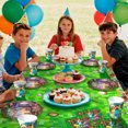 thumbnail image 2 of Pixel Game Birthday Party Decoration Tableware Set, 114 Pcs Minecraft Party Supplies Tableware - Minecraft Tablecloth Banner Plates Napkins Cups, Suitable for Minecraft Birthday Party Decorations, 2 of 7