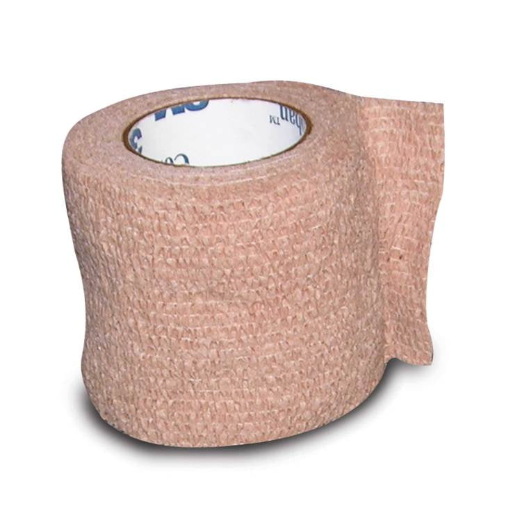 Compression Wrap, SelfAdherent, NonAdhesive, Elastic Tape, 2" x 5 yds