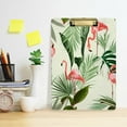 thumbnail image 6 of FMSHPON Flamingos Clipboard Hardboard Wood Nursing Clip Board and Pull for Standard A4 Letter 13x9 inches, 6 of 8