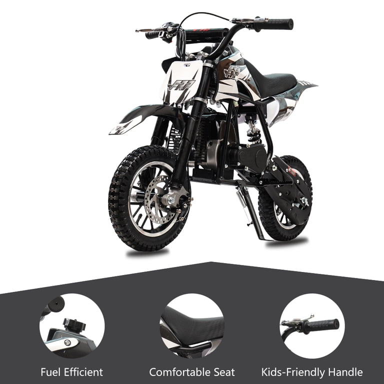 FRP DB001 1.7hp Gas Powered Kids Dirt Mini Bike, Black - Walmart.com