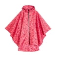 thumbnail image 1 of Impermeable Sunnimix Unisex Poncho con capucha rojo de Viaje, 1 of 8