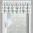 thumbnail image 4 of Ambesonne Cartoon Valance & Curtain, Footprints Pattern Artwork, 55"x36", Multicolor, 4 of 6