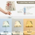 thumbnail image 5 of Christmas Reindeer Desk Lamp 3 Color Modes LED Table Lamp Nightstand Reading Light for Bedroom Living Room, 5 of 8