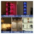 thumbnail image 4 of Puck Lights with Remote Control, Battery Operated Wireless Under Cabinet Lighting, RGBCW Stick On Tap Lights for Kitchen, Shelf, 4 of 7