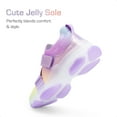 thumbnail image 6 of DREAM PAIRS Girls’ Slip-On Sneakers, Z-Strap Walking Shoes with Colorful Jelly Sole, 6 of 6