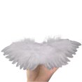 thumbnail image 1 of Mini ala de Ángel con plumas artificiales para bebés y niños, fotografía para recién nacidos, accesorios para mascotas, bodas, Halloween, Navidad, fiesta de cumpleaños, 1 of 7