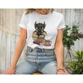 thumbnail image 2 of Moonlight Apparel Cute Dragon Book Lover Shirt Read Books, Be Kind, Stay Weird Graphic Tee Comfort Multi-Colors T-Shirt Fantasy Reading Gift for Women, Teens & Teachers Cozy Coffee Book Tee, 2 of 5