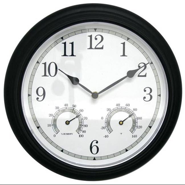 IndoorOutdoor Clock Thermometer Hygrometer