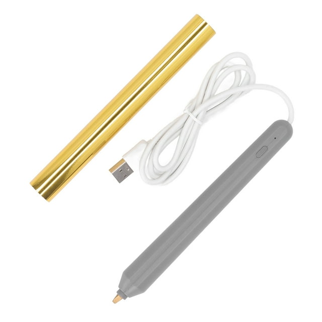 Bolígrafo Térmico Con Punta Ultrafina, Alimentación USB, 4 Puntas Intercambiables, Accesorio Ideal Para Manualidades En Papel, Fotos, Madera, Plástico, Estampación En Caliente
