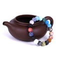 thumbnail image 4 of 1 Pack Sistema Solar Pulsera 7 Chakras Piedra Natural Pulseras para Mujeres Hombres Estrés Yoga Beads Elastic Bracelet Bangle, 4 of 8