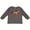 Charcoal Grey, variant on Inktastic Galloping Brown Horse-stylized Illustration Boys or Girls Long Sleeve Toddler T-Shirt