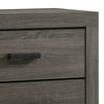 thumbnail image 2 of Benjara Lola 46 Inch Tall Dresser Chest, 4 Drawers, Metal Bar Handles, Dark Gray, 2 of 6