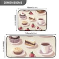 thumbnail image 3 of Pixel Cakes Strawberry Kitchen Mats Non Slip Standing Desk Mat Runner Rug Washable Kitchen Rugs for Floor 2PCS, 3 of 7