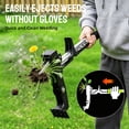 thumbnail image 4 of Steelite 4-Claw Stand Up Weed Puller Tool,Heavy Duty Weed Pulling Tool with 39" Long Handle & Quick-Release Ejector Mechanism,Detachable Gardening Hand Weeding Tool,Root Weed Remover Tool for Lawn, 4 of 10
