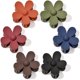 thumbnail image 1 of Pinzas para el cabello de flores Pinzas de garra de flores Pinza de garra para el cabello Pinzas de margaritas Pinzas de garra grandes mate Accesorios para el cabello gruesos Garra 6 colores para muje, 1 of 5