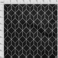 thumbnail image 4 of oneOone Polyester Spandex Black Fabric Geometric Dress Material Fabric Print Fabric By The Yard 56 Inch Wide, 4 of 5