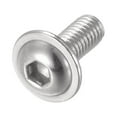 thumbnail image 3 of Uxcell M6 x 14mm 304 Stainless Steel Flanged Button Head Socket Cap Screws 20 Pack, 3 of 5