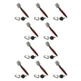thumbnail image 2 of Wosthever Cepillo para palos de golf de acero inoxidable Reemplazo portátil de mano Cepillos para zapatos de bola de doble cara con mosquetón Rojo con tapa 10Conjunto, 2 of 6