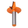 thumbnail image 4 of Woodworking Router Bit Round over Edge Forming Router Bit 8mm Shank Woodworking Router Bit for Baseboard, 4 of 8