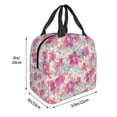 thumbnail image 3 of Sikiie Purple Watercolor Flowers Lunch Bag for Women & Men Adult Insulated Lunch Box, Food Lunch Containers Lunch Tote Bags for Work, Travel, Outdoor, 3 of 8