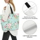 thumbnail image 3 of Balery Vintage Floral Bolsa Tote Estilo Estético con Cremalleras, Bolsa de Hombro, Bolsa de Compras Grande y Plegable, 3 of 8
