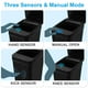 thumbnail image 4 of Bote de basura QSFWCSM Smart Touchless 11L/2.6 galones con tapa x2 negro, 4 of 7