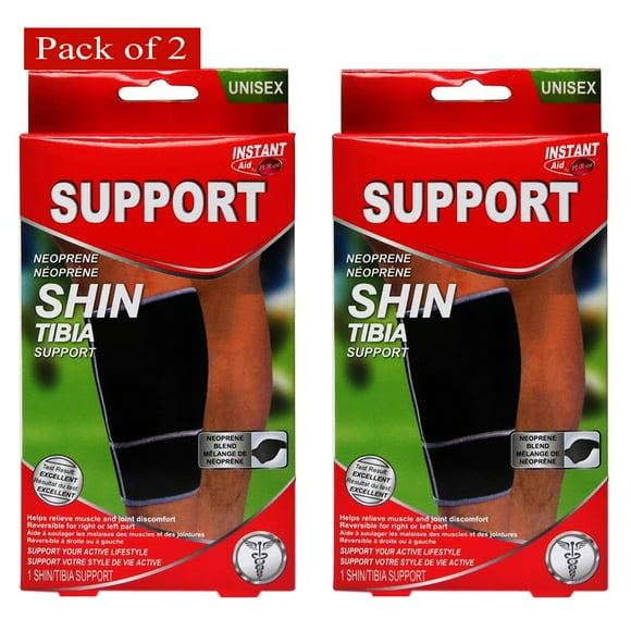 Instant Aid par Purest Shin Support (Lot de 2)