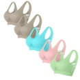thumbnail image 1 of Ensemble de 5 Pcs Soutien-Gorge Sans Armature pour Femmes Grande Taille, 1 of 2