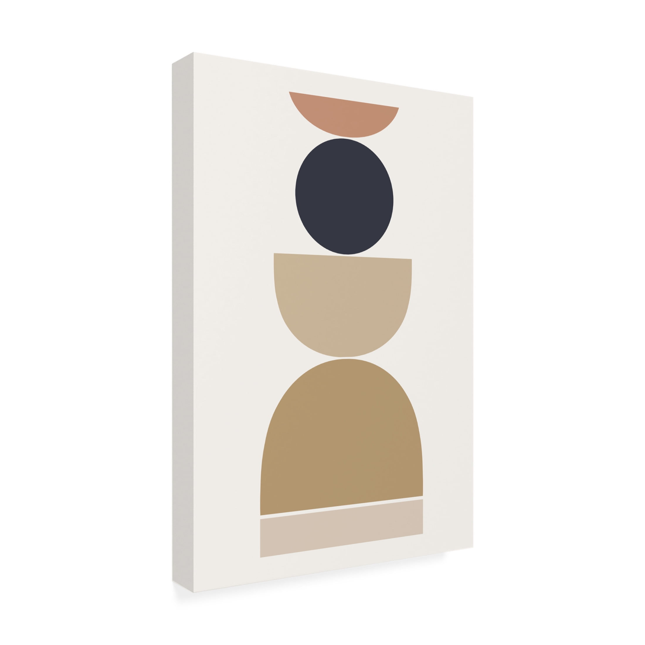 Trademark Fine Art uplusmestudio Loving Shapes Canvas Wall Art