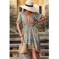 thumbnail image 3 of Bohemian High-Low Open Back Dress, 3 of 6