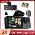 thumbnail image 3 of Cámara Dash Triple 4K Full HD (Delantera, Trasera e Interior), con Micrófono Integrado, Visión Nocturna y Grabación de Ángulo Amplio para Coches, Taxis y VTC, 3 of 5
