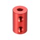 thumbnail image 2 of Acoplamiento de eje de 4 mm a 5 mm Bore L20xD12 Conector rígido de rueda de motor robot rojo, 2 of 3