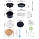 thumbnail image 5 of Accesorios para freidora de aire, bandeja para Pizza, parrilla, estante para tostadas, almohadilla aislante, piezas de cocina para el hogar, parrilla para freidora de aire, 12 Uds., 5 of 5
