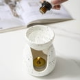 thumbnail image 5 of Quemador de Aceite Calentador de Velas de Cerámica Quemador Difusor de Aceite de Cerámica Portavelas Luz de Té Aromaterapia, 5 of 5