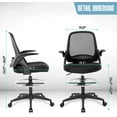 thumbnail image 2 of BestOffice Ergonomic Office Chair, Lumbar Support, Swivel Rolling for Men, Women(Black), 2 of 7